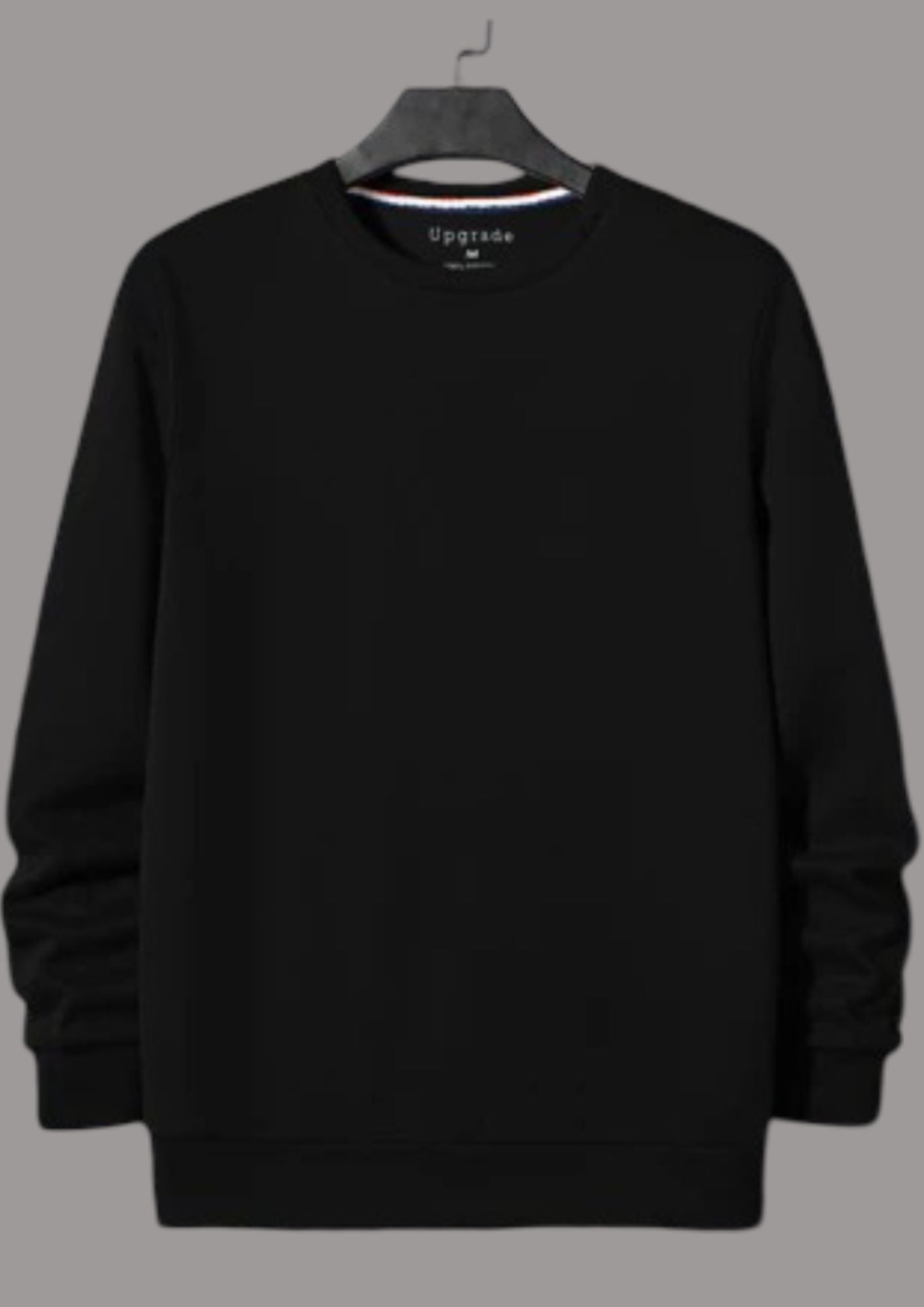 Upgrade Fashion Terry Fleece Funky Style Sweatshirt For Men-Black-BR14460