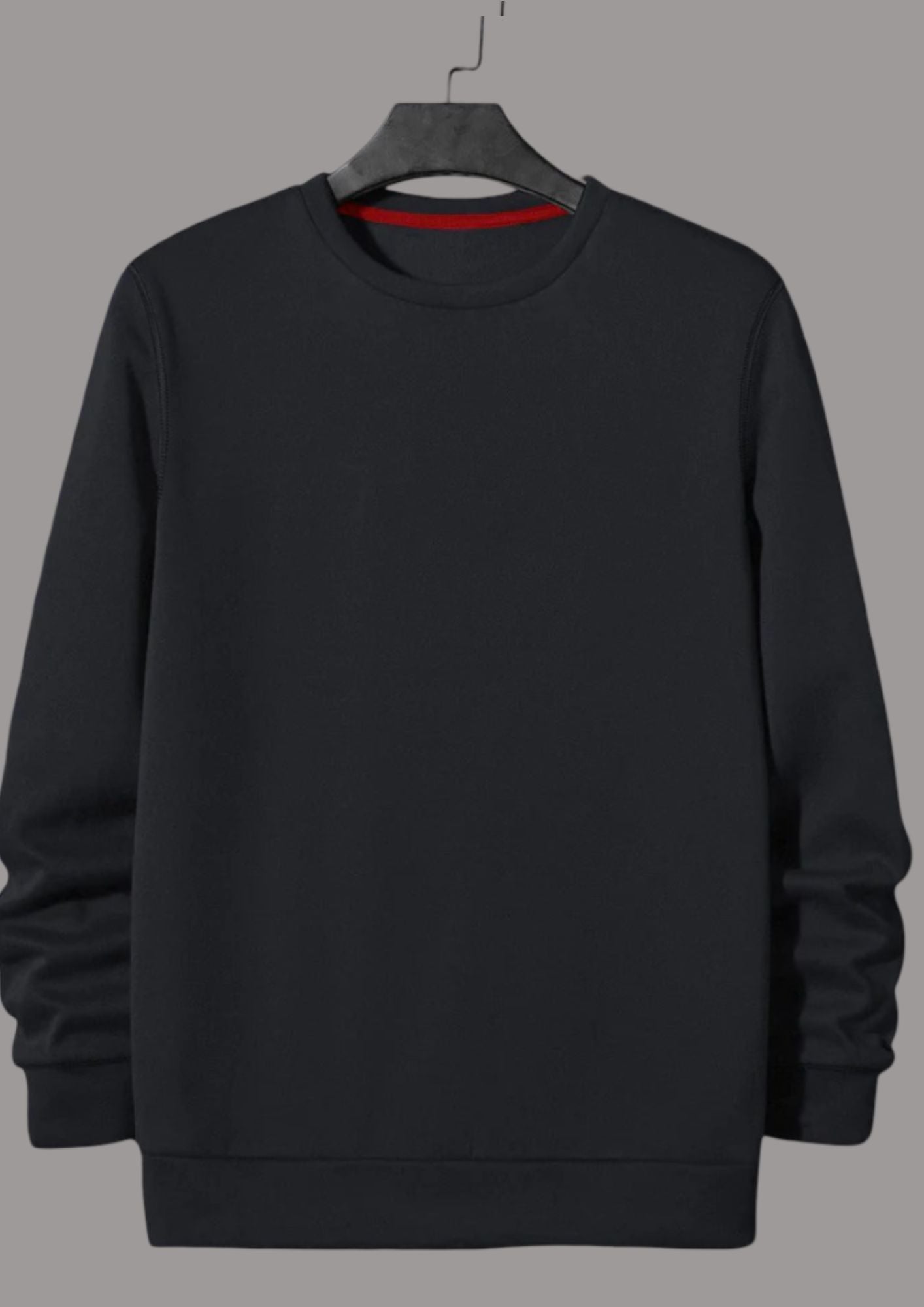 Upgrade Fashion Terry Fleece Funky Style Sweatshirt For Men-Malaysian Grey-BR14502