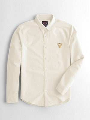 R2 FTS Premium Casual Shirt For Men-Off White-BE1408