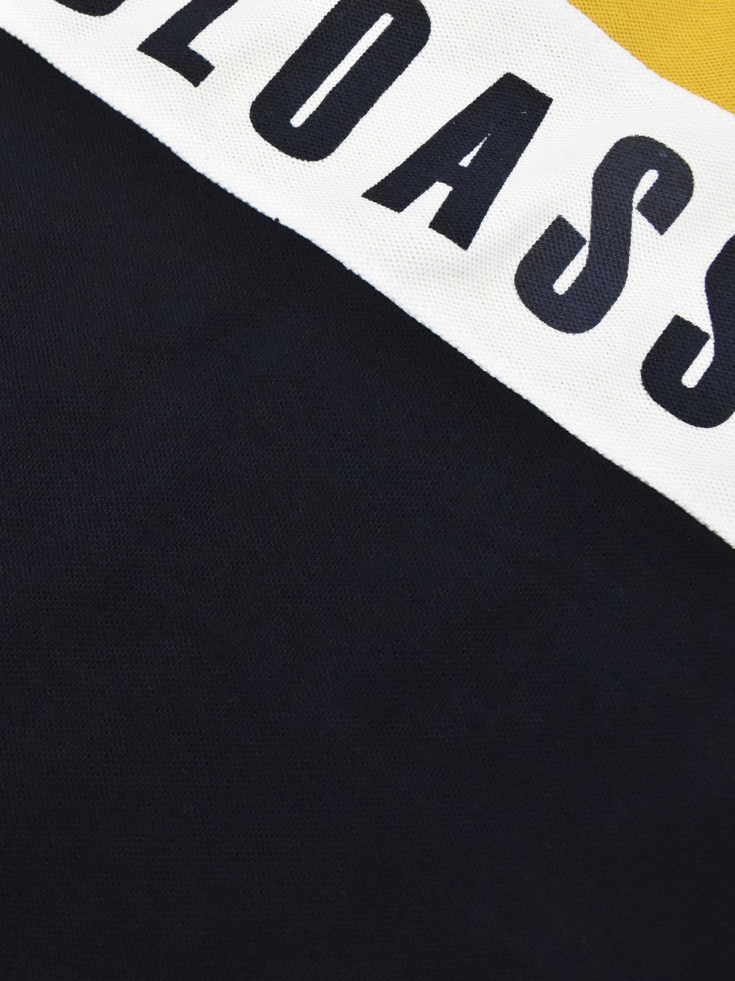 U.S Polo Assn. P.Q Half Sleeve Polo Shirt For Men-Yellow with White & Navy-BR13129