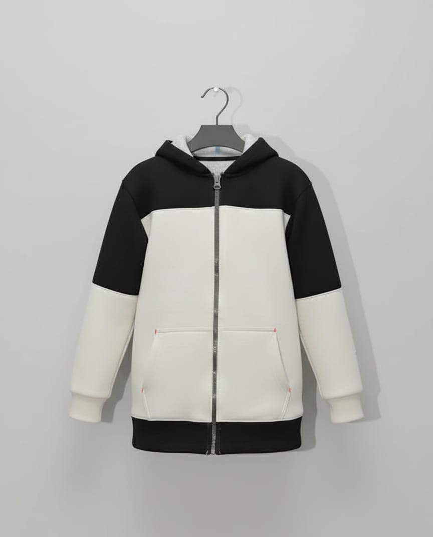 LV Inner Hood Fur Fleece Full Zipper Hoodie For Kids-BE2350/BR14457