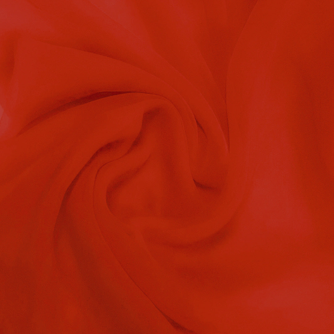 important Net Dupatta- Orange