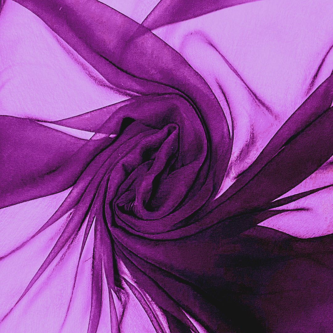 important Net Dupatta- dark purple
