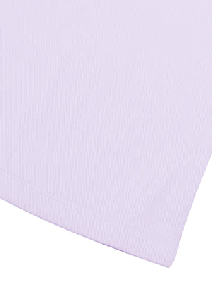 Authentic Slouchy Fit Cotton Denim For Ladies-Light Purple-CSD03