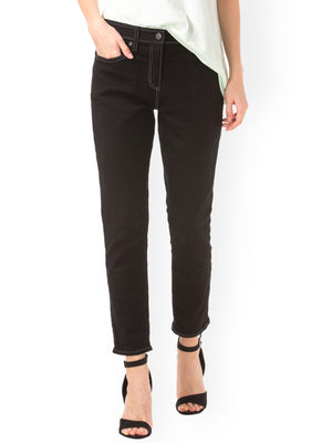 JL Studio Straigth Fit Denim For Ladies-Rosy Black-CSD30