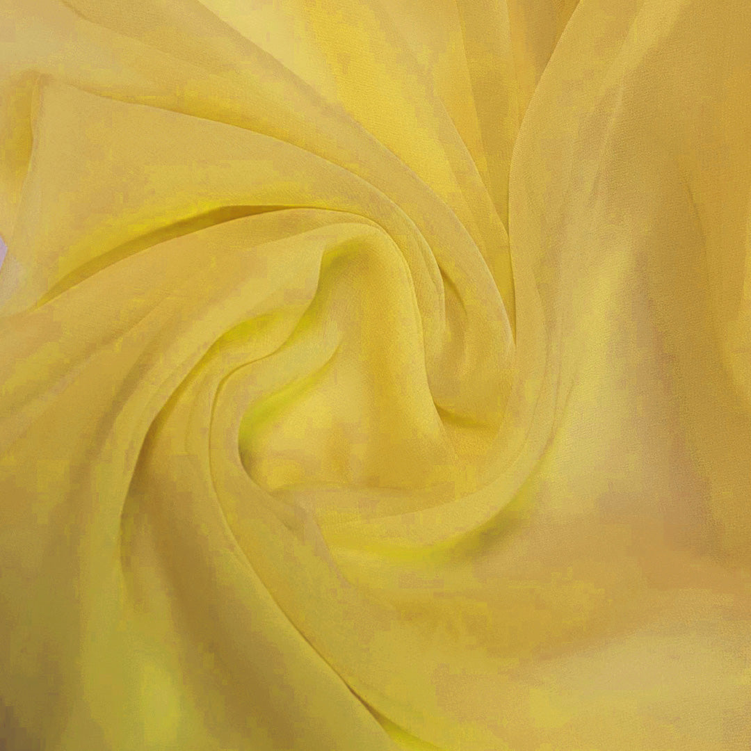 important Net Dupatta- Goldenrod