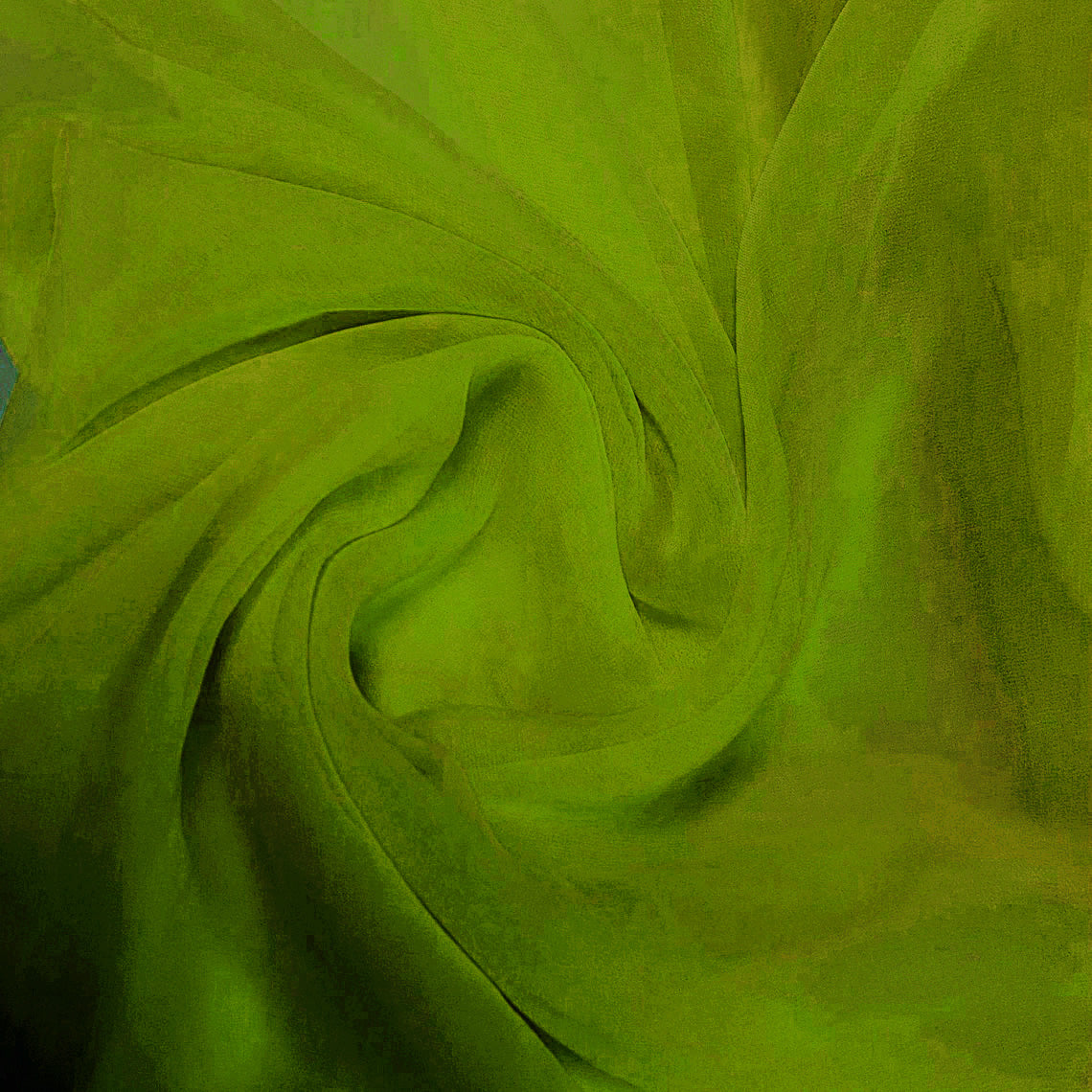important Net Dupatta-parrot green