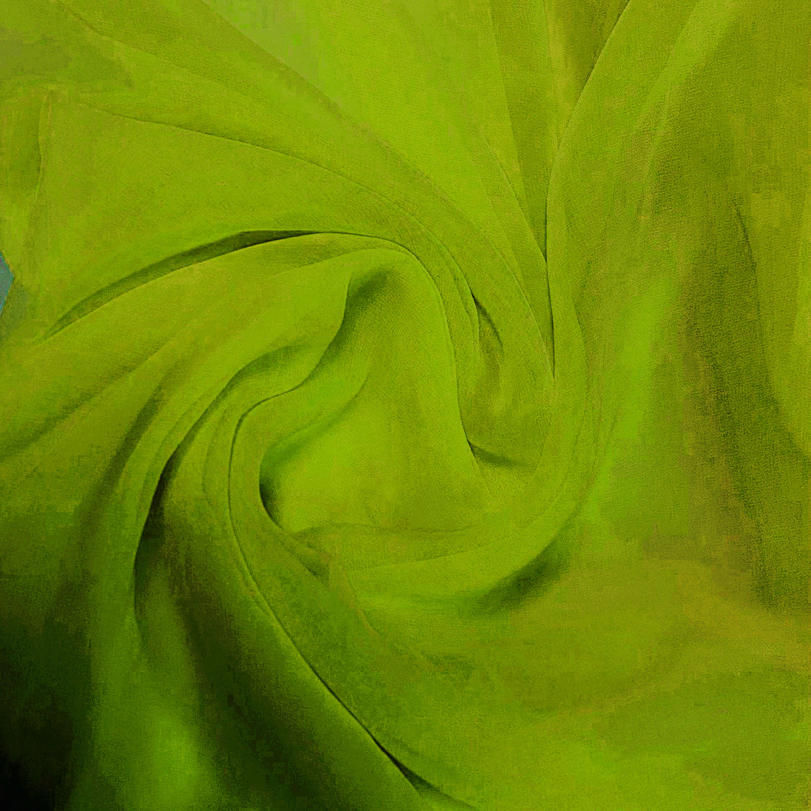 important Net Dupatta-light parrot green