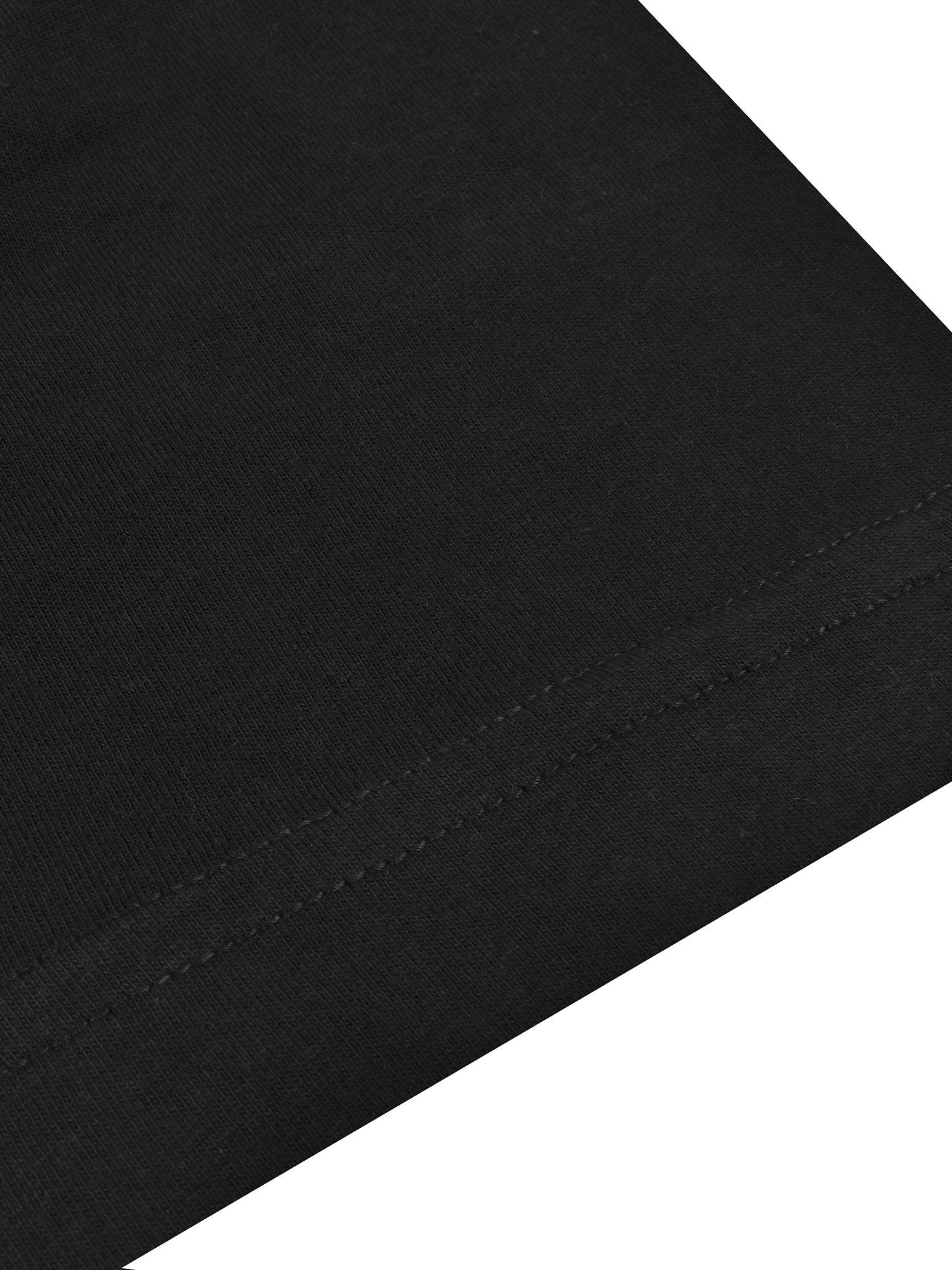 Loops Single Jersey Polo Shirt For Men-Black-BR13153