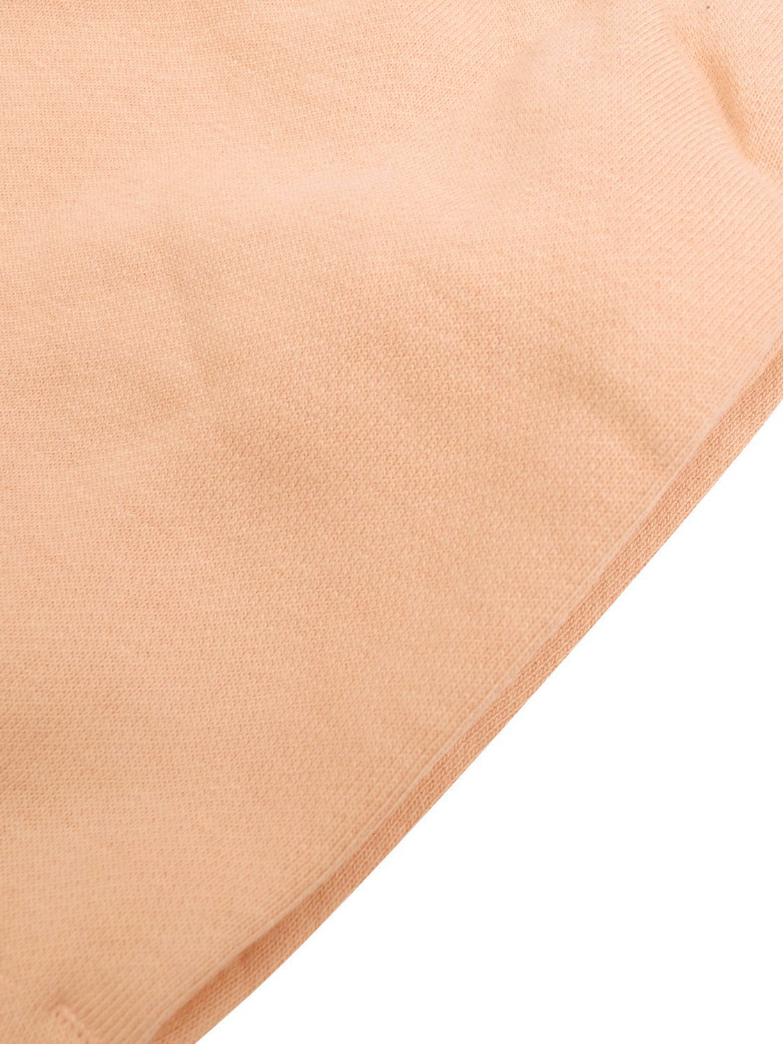 NK Summer Terry Slim Fit Jogger Trouser For Men-Light Peach With Navy Embroidery-RT2143