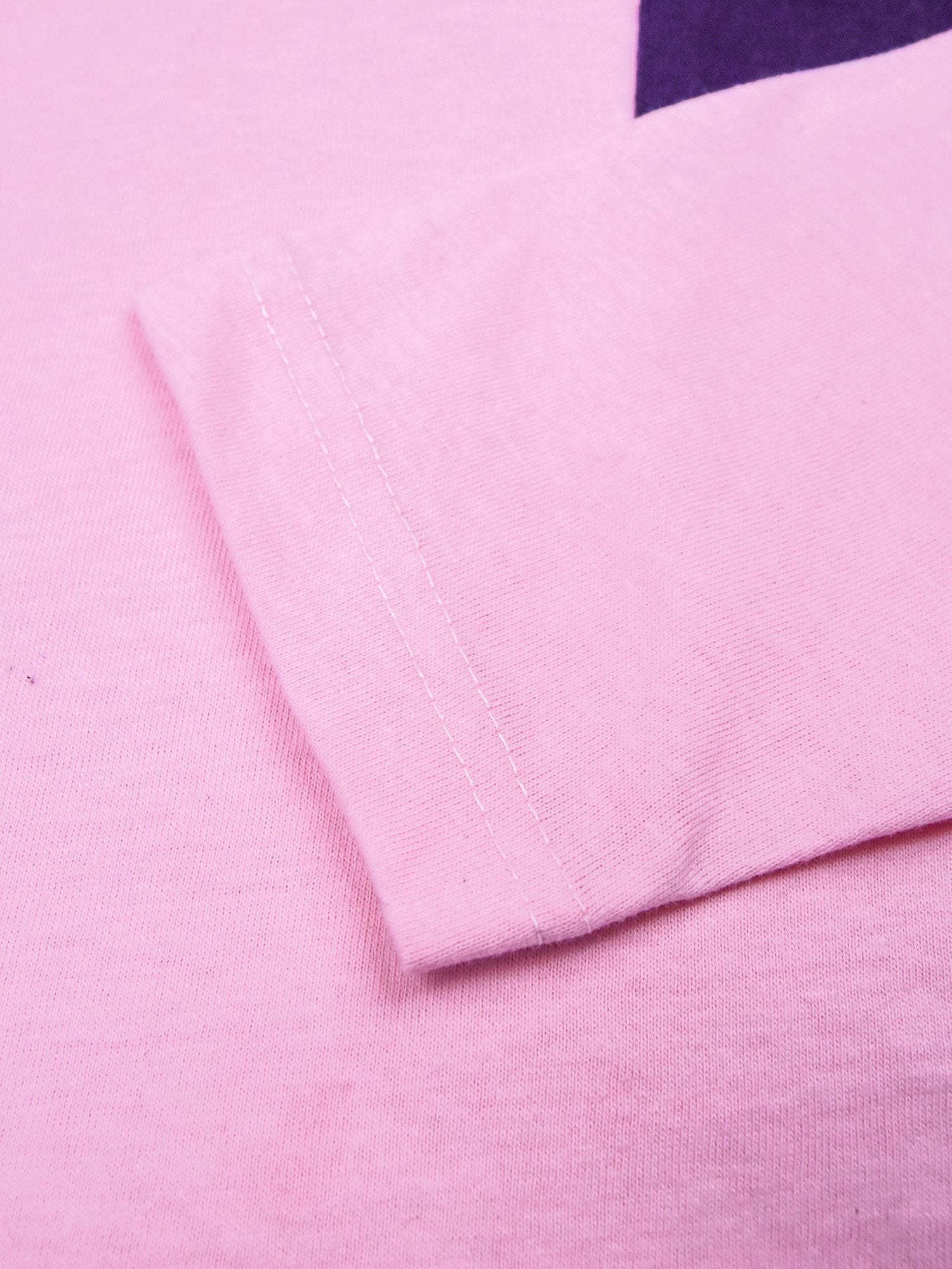 Louis Vicaci Long Sleeve Polo For Men-Light Pink with Purple-BR887