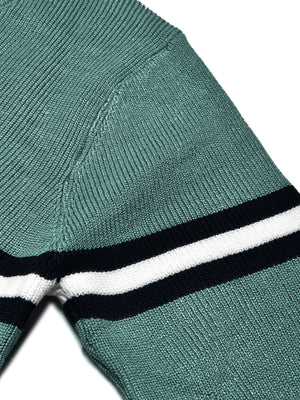 Louis Vicaci Full Sleeve Wool Sweatshirt For Men-Slate Green-BR1038