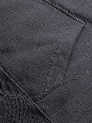 Louis Vicaci Fleece Pullover Hoodie For Men-Dark Grey-BR838