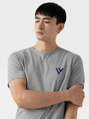 Louis Vicaci Summer T Shirt For Men-Grey Melange-BE18021/BR618 Billabong
